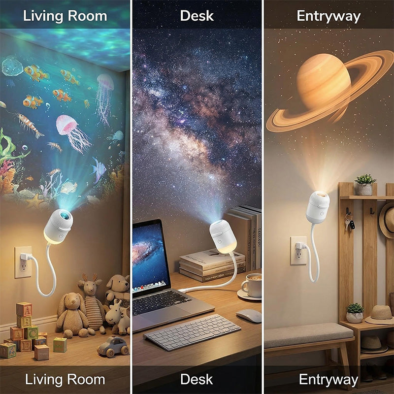 Portable Mini USB Starry Sky Projection Lamp